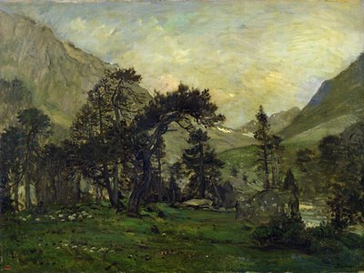 The Mahoura at Cauterets by Charles Francois Daubigny